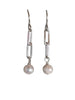 Sterling Silver Paperclip Earrings