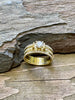 Re- Purposed Wedding Band Ensemble with separate diamond band
