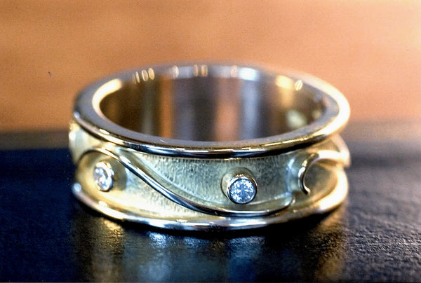 Ocean Waves Diamond Band
