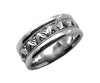 Matching 19K Hand Engraved Wedding Bands