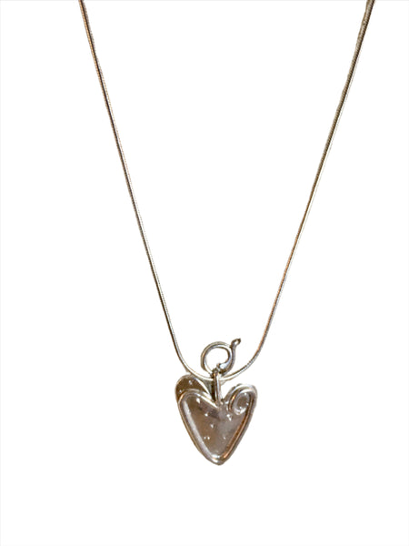 Lead with Your Heart Sterling Silver Pendant