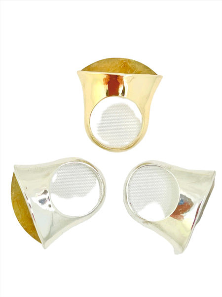 Luxe Quartz Nebula Ring - Star Quartz