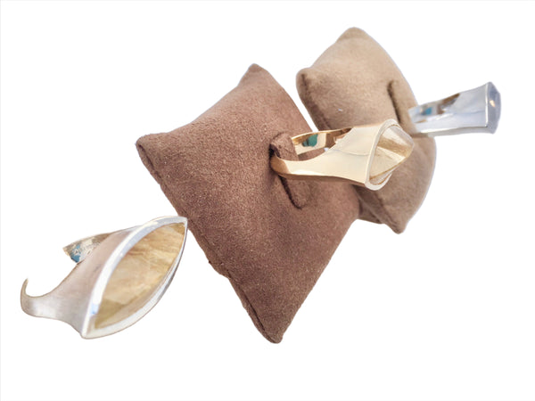 Luxe Quartz Nebula Ring Size - Rutilated Quartz