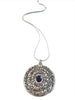 Gratitude Spiral Iolite Necklace