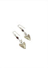 Lead With Your Heart Garnet & Pearl Earrings