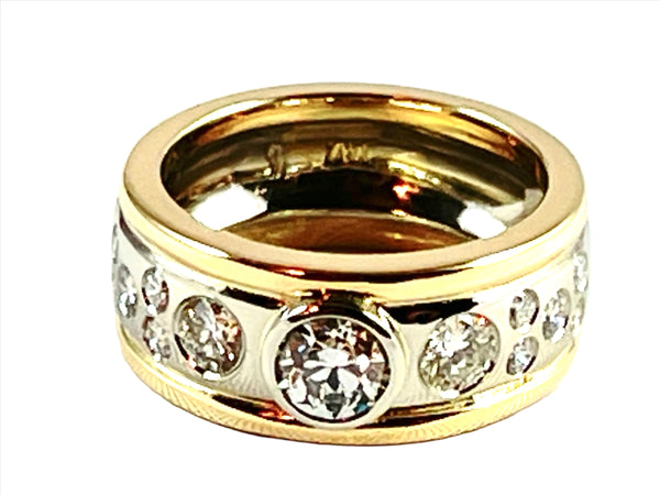 14K Yellow & White Gold DIAMOND RING