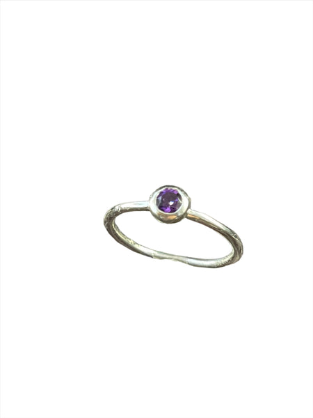 Amethyst Sterling Ring