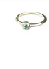 Blue Topaz Sterling Ring