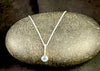 Blue Topaz Sterling Drop Pendant