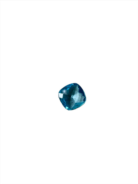 Large Soft Square Blue Topaz