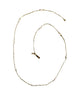 Seed Pearl and Fine Gold Chain Necklace