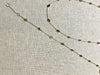 10K Yellow Gold Marquee Gemstone Garland Necklace