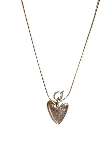 Lead with Your Heart Sterling Silver Pendant SOLD OUT