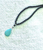 Turquoise Pendant and Black Onyx Necklace SOLD OUT